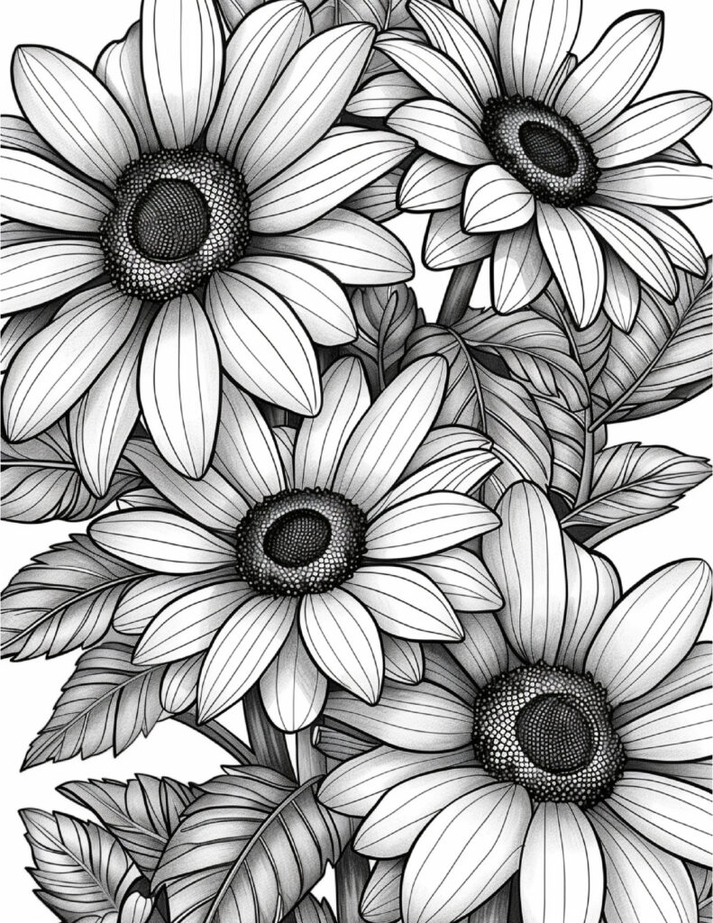 Best Flowers coloring images 2025 11 Bold and Easy Flower Coloring Pages for Adults 06 flowers,Flowers coloring,Best Flowers coloring images 2025,coloring sheets flowers,coloring flowers,adult coloring pages with flowers,water color flowers,adult coloring pages flowers,flowers coloring sheet,red color flowers,blue colored perennial flowers