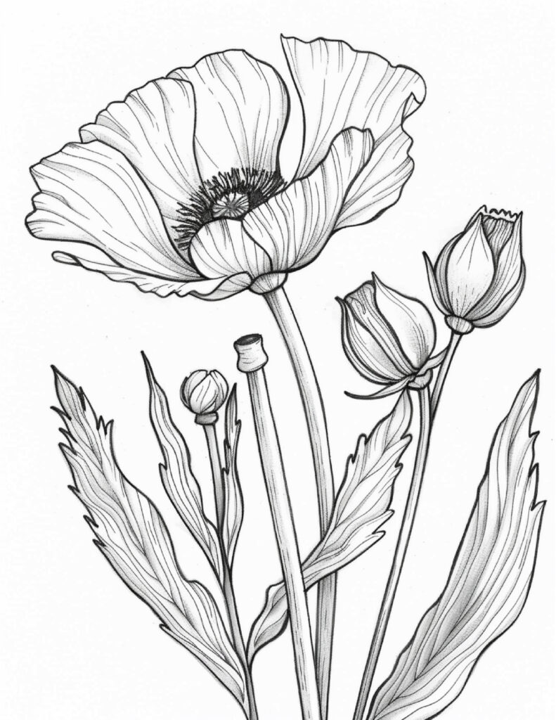 Best Flowers coloring images 2025 12 Bold and Easy Flower Coloring Pages for Adults 07 flowers,Flowers coloring,Best Flowers coloring images 2025,coloring sheets flowers,coloring flowers,adult coloring pages with flowers,water color flowers,adult coloring pages flowers,flowers coloring sheet,red color flowers,blue colored perennial flowers
