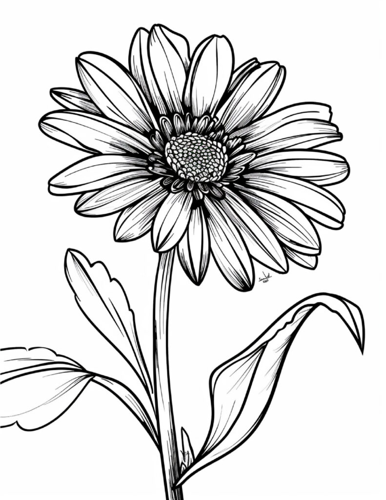 Best Flowers coloring images 2025 2 Best Flowers coloring images 2025